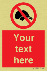 Custom prohibition no caps